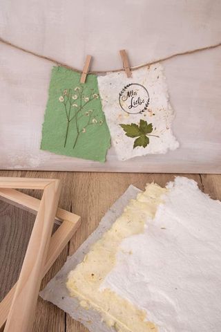 Rayher Bastidor para papel reciclado, 25x16 cm, de madera, 27001505