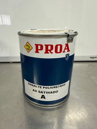 PROA ESMALTE POLIURETANO AS SATINADO 2 COMPONENTES. Blanco. 750ML