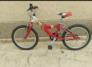 Bicicleta infantil OUER 18 roja