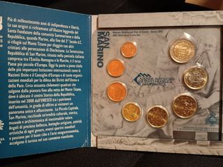San Marino 2012 kms 1 céntimo 2 euros € divisional