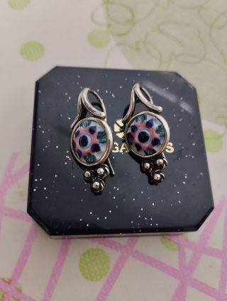 Pendientes Sargadelos Multicolor y Plateados
