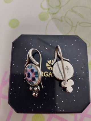 Pendientes Sargadelos Multicolor y Plateados