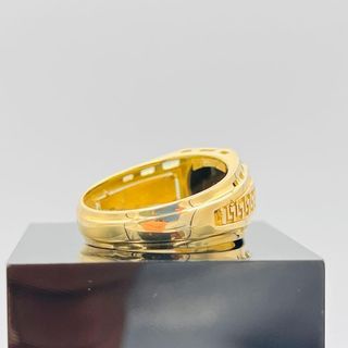 SELLO MEDUSA REDONDO GRECA 18K