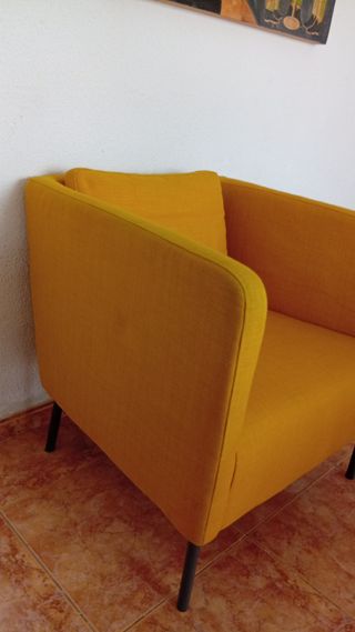 Sillón Ikea EKERO Amarillo