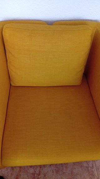 Sillón Ikea EKERO Amarillo