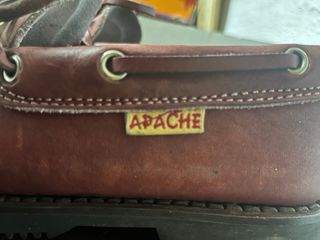 Zapatos Apache Mocasines Rojo