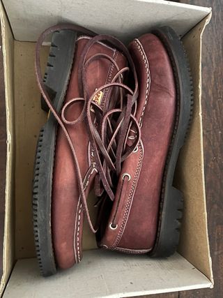 Zapatos Apache Mocasines Rojo