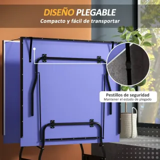 Mesa Ping-Pong Estándar con Ruedas