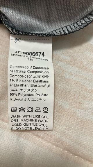 Sudadera fina crop top multicolor