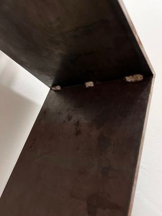 Consola recibidor íntegramente de hierro forjado.