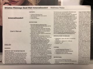 Cuscino Seduta Massaggiante Shiatsu