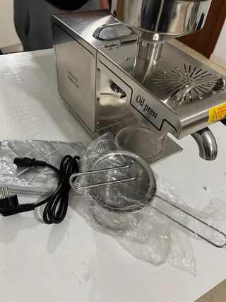 Prensa de Aceite Eléctrica Acero Inoxidable