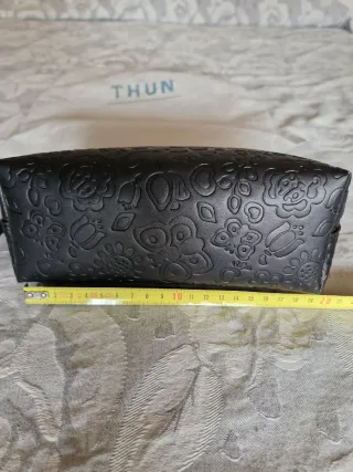 Trousse Thun nera con fiori