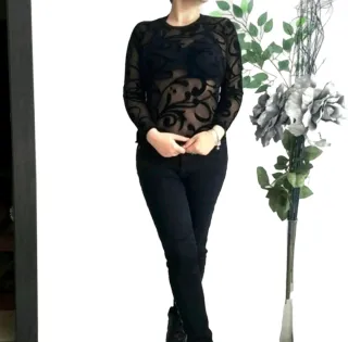 Top Gasa y Terciopelo M