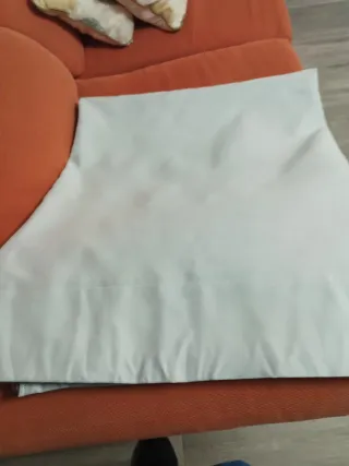 Cortina gris de poliéster