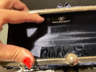 Pochette VALLEVERDE blu/argento