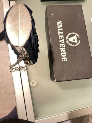 Pochette VALLEVERDE blu/argento
