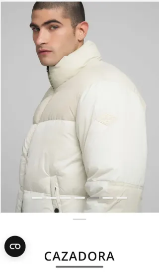 Chaqueta Replay Beige/Gris