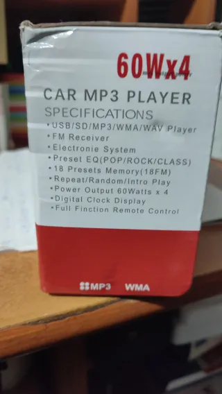 Radio Coche Bluetooth JSD-740 60W x4