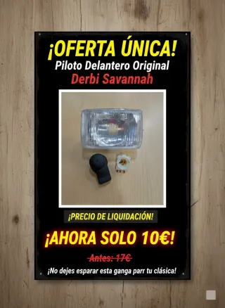 Piloto Delantero Derbi Savannah Original