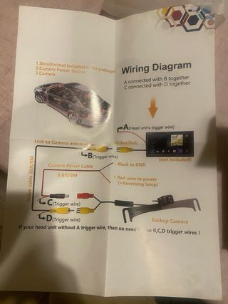 Cámara trasera coche