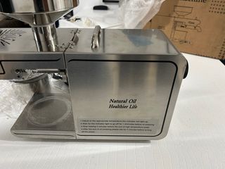 Prensa de Aceite Eléctrica Acero Inoxidable