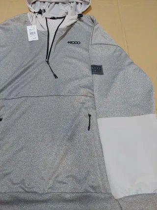 Sudadera +8000 Irakus gris hombre XXL