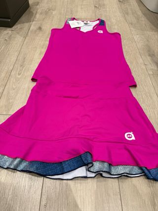 Conjunto pádel 40 Grados rosa