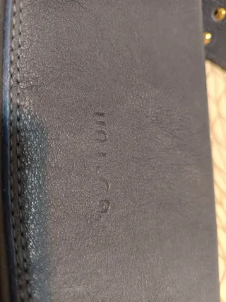 Bolso Unisa Azul Piel