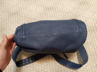 Bolso Unisa Azul Piel