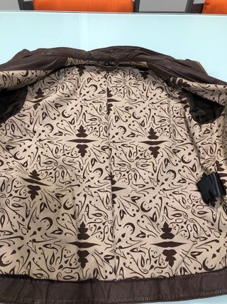 Cazadora de piel Jessica marrón