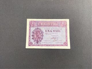 Billete 1 peseta 1937 Burgos