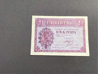 Billete 1 peseta 1937 Burgos