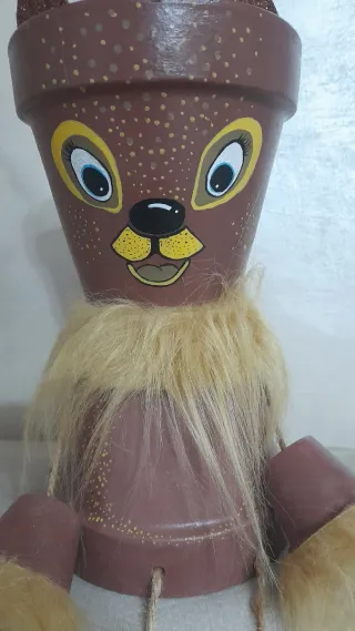 Vaso decorativo natalizio renna