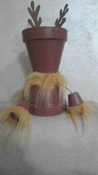 Vaso decorativo natalizio renna