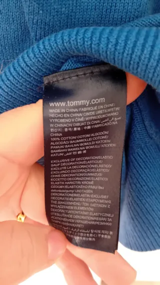 Jersey Tommy Hilfiger Azul Talla M