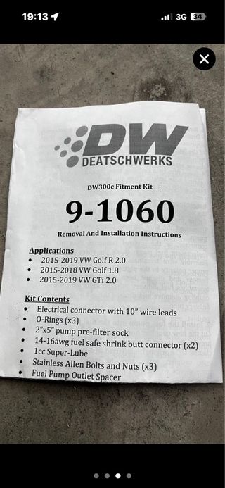 Bomba Gasolina DW300 nueva URGE VENTA