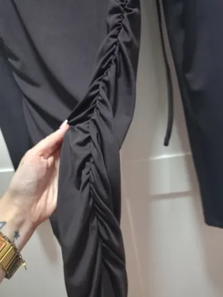 Vestido marrón manga larga