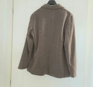 Giacca invernale spigato beige/marrone L donna