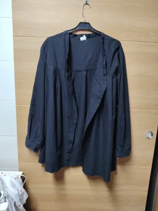 Blusón negro de hombre