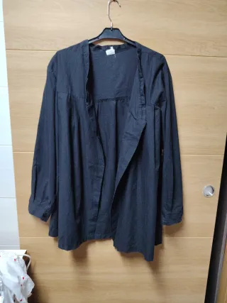 Blusón negro de hombre