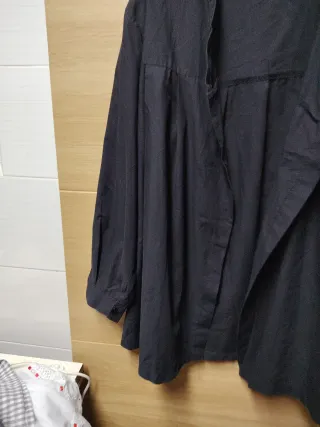 Blusón negro de hombre