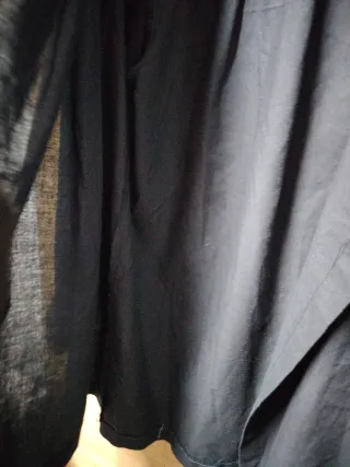 Blusón negro de hombre