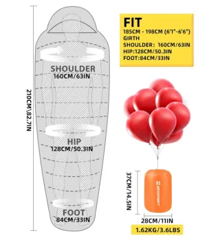 Saco de dormir Bessport 0°C