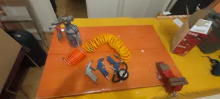 Kit Compresor Aire con Pistolas