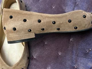 Manoletinas ante tachas negras talla 37