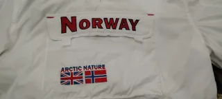 Anorak Blanco Nieve Norway Arctic Nature