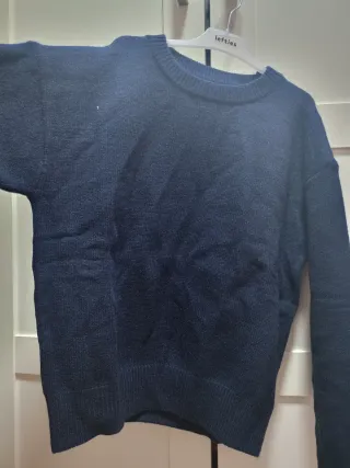 Jersey Lefties azul marino cuello redondo Talla M