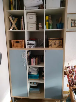 Módulo Salón Ikea Beige/Azul