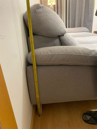 Sofá cama Chaise longe con asientos deslizantes